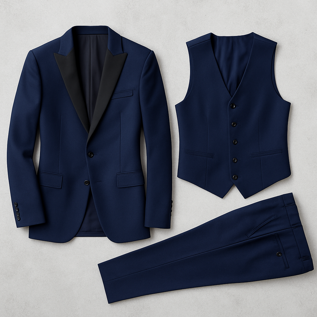 Herren Anzug 3-teilig | Slim Fit Business & Elegant