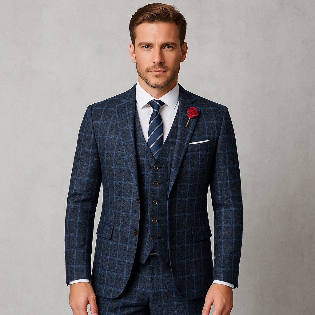 Herren Anzug 3-teilig Slim Fit | Elegant & Festlich