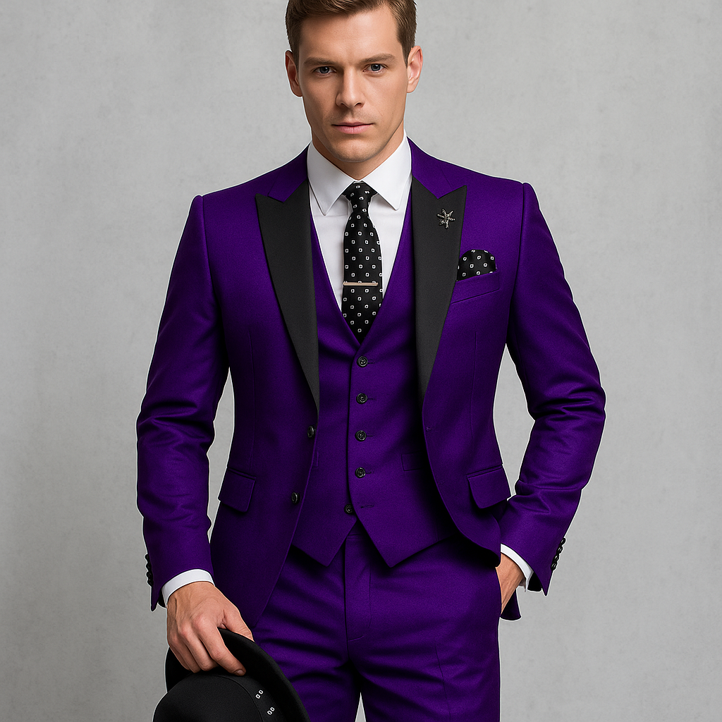 Herren Anzug 3-teilig | Slim Fit Business & Elegant