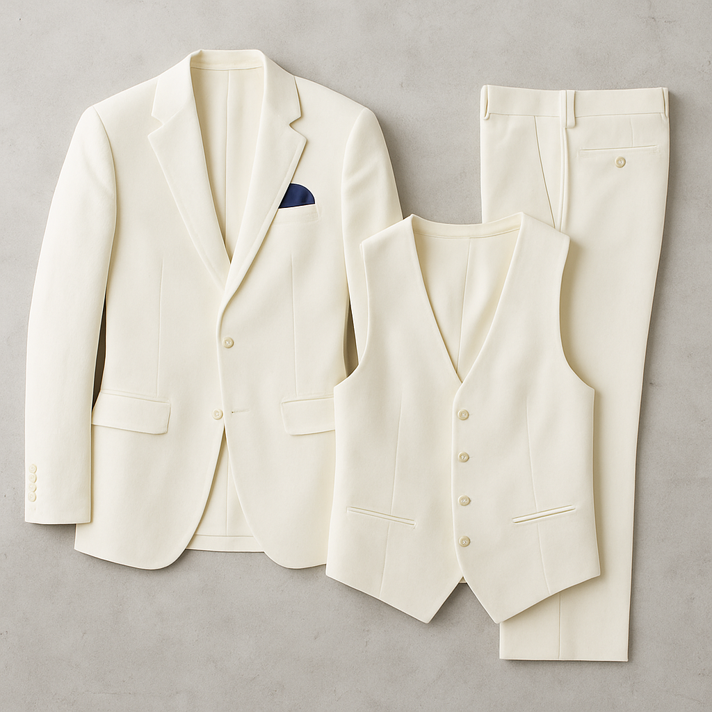 Herren Anzug 3-teilig | Slim Fit Elegant für Hochzeit & Business