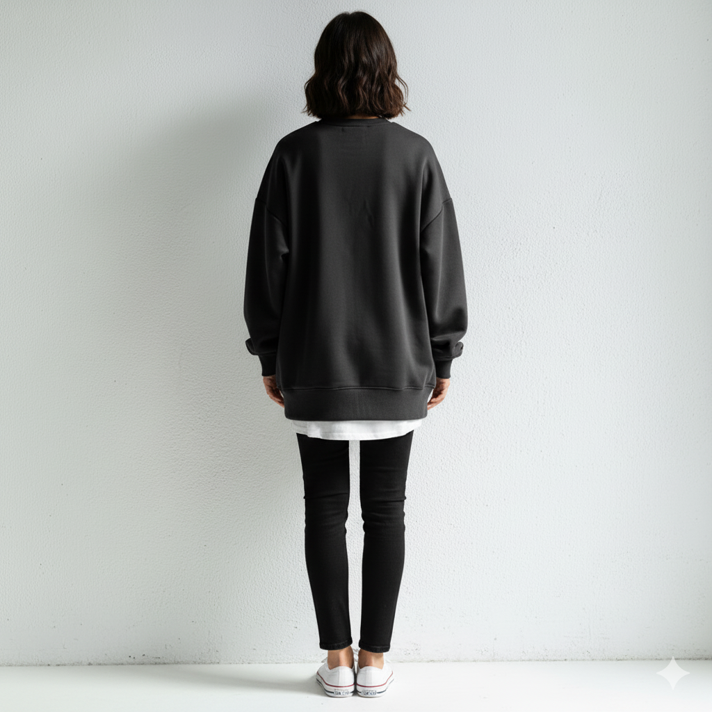 Lässiger Damen Hoodie mit Rundhalsausschnitt | Freizeit & Winter