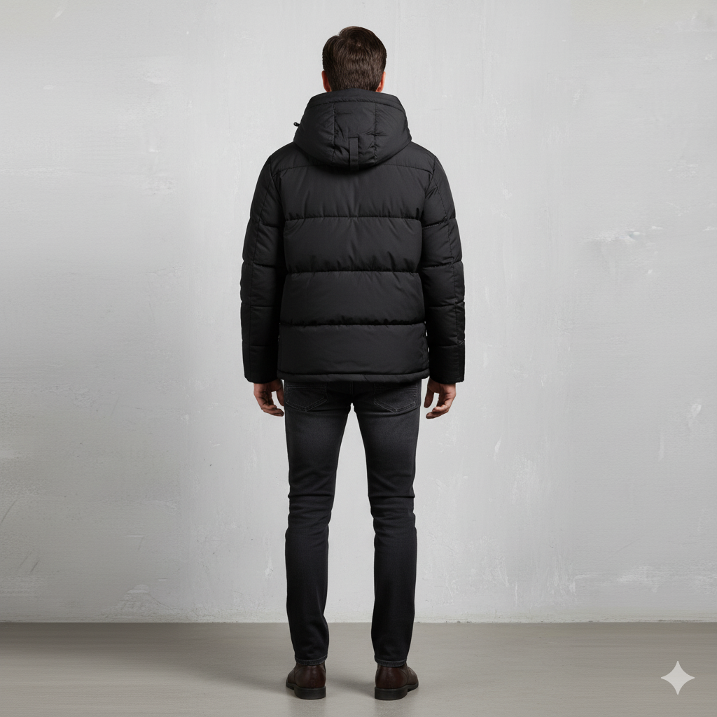 Warme Herren Daunenjacke mit Kapuze | Winter | Outdoor