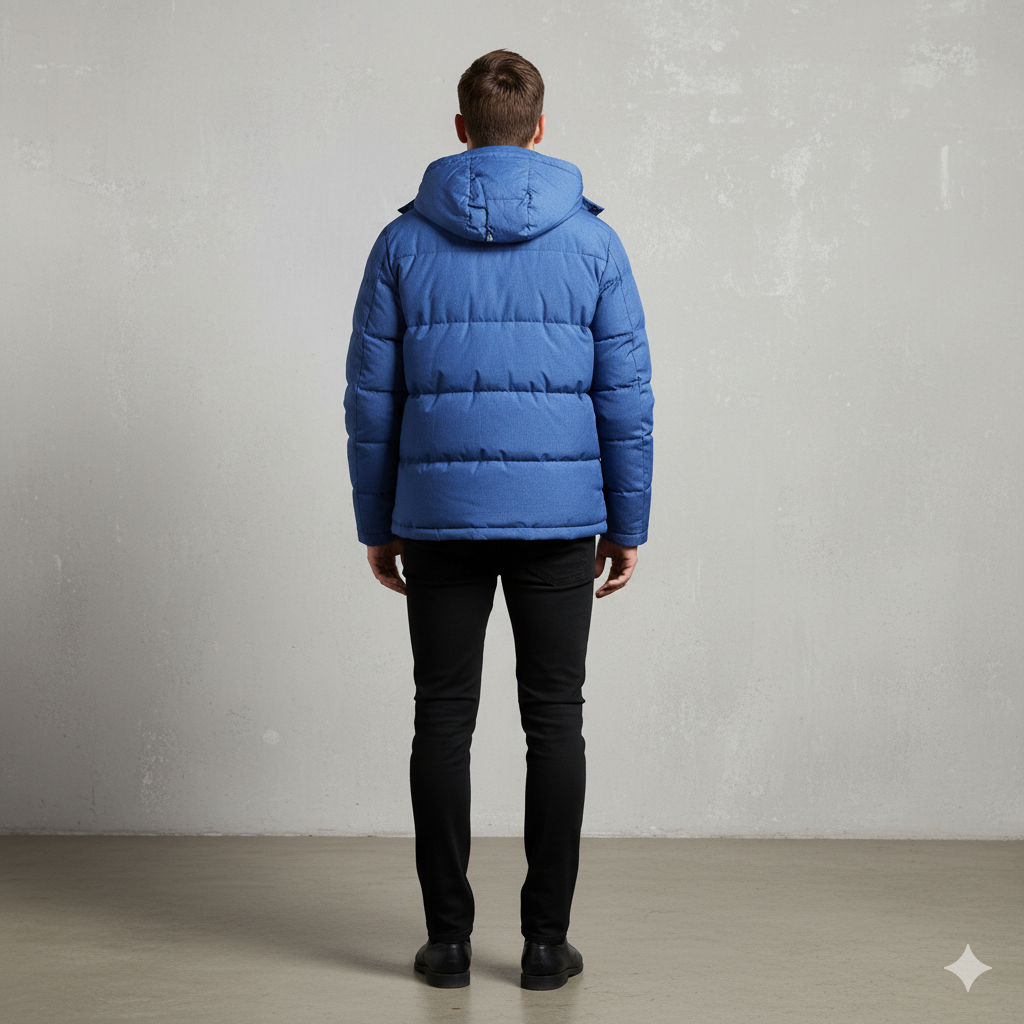 Warme Herren Daunenjacke mit Kapuze | Winter | Outdoor