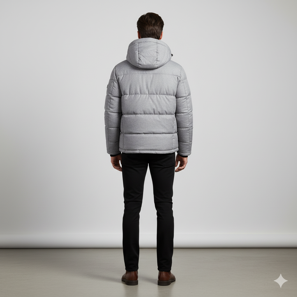 Warme Herren Daunenjacke mit Kapuze | Winter | Outdoor