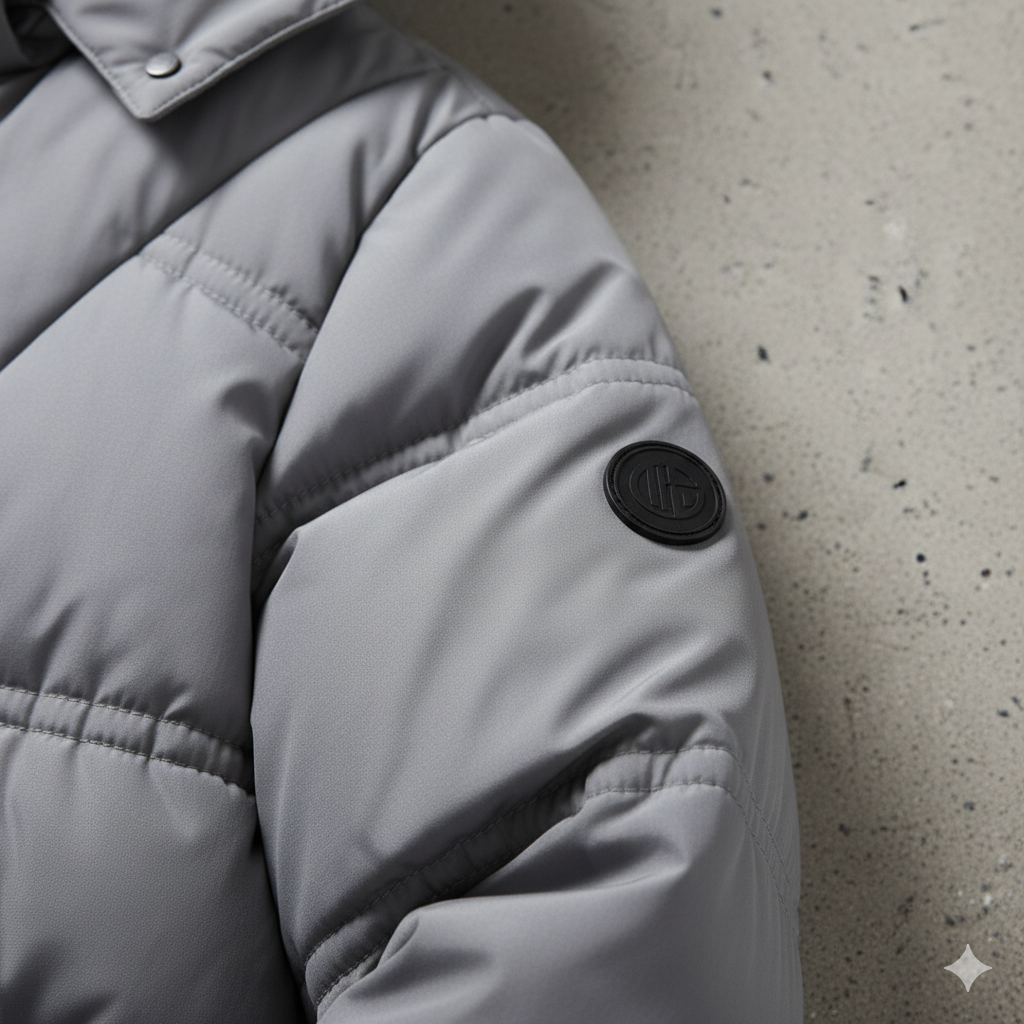 Warmer Herren Daunenmantel mit Kapuze | Winter & Freizeit