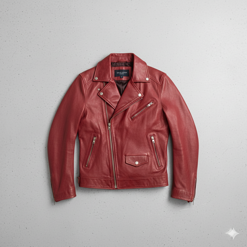 Herren Lederjacke im Biker-Stil | Modern & Lässig