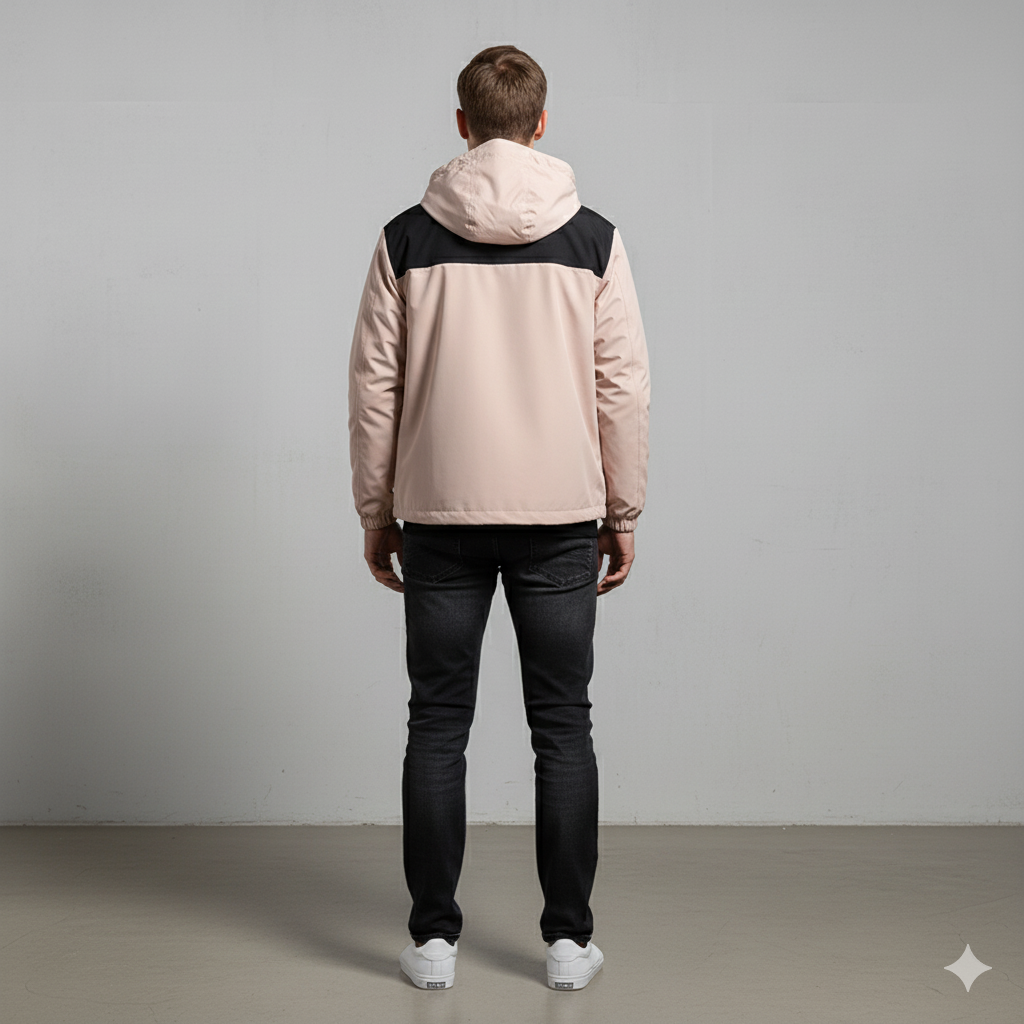 Herren Outdoorjacke mit Kapuze | Winddicht & Leicht | Freizeit