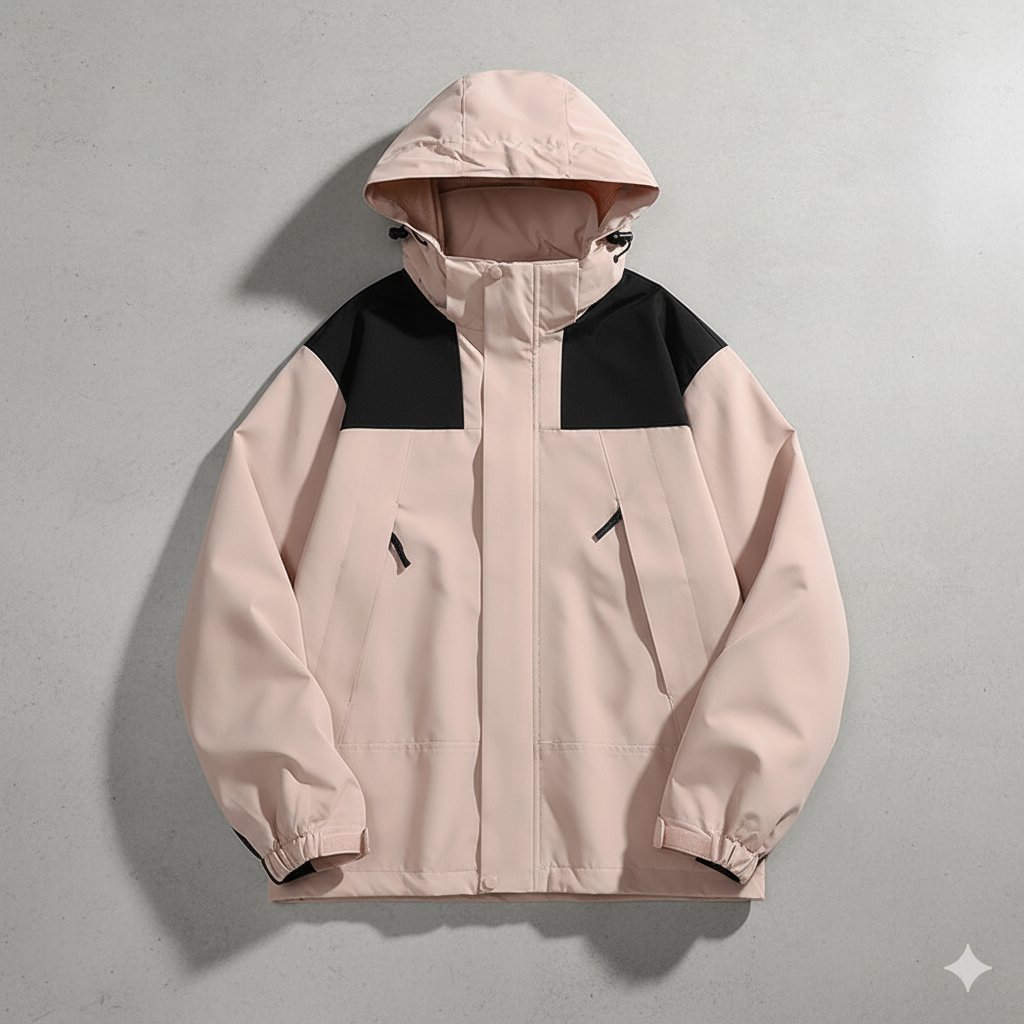 Herren Outdoorjacke mit Kapuze | Winddicht & Leicht | Freizeit