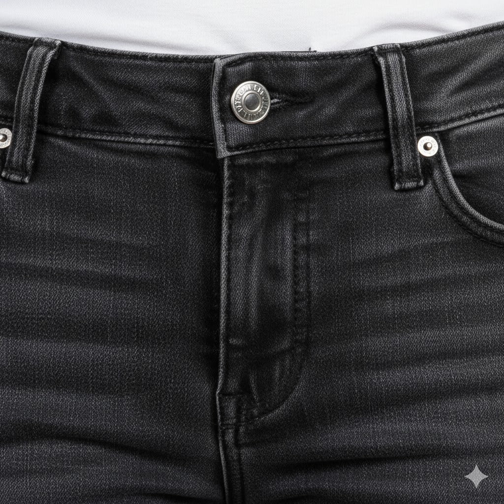 Damen Schlagjeans Low Rise | Retro Fit & Bequem