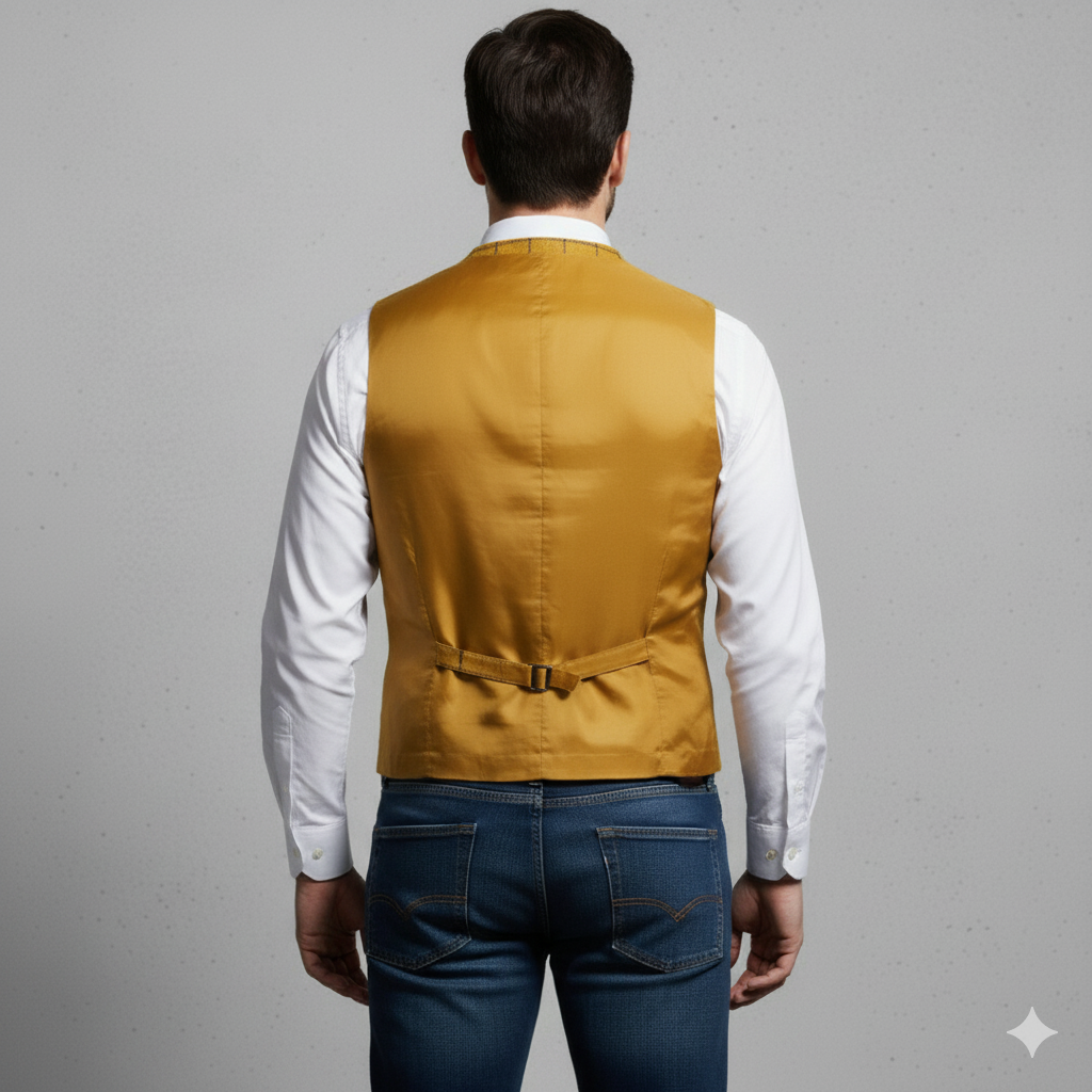 Herren Weste mit Karomuster | Elegant & Modern | Herbst/Winter