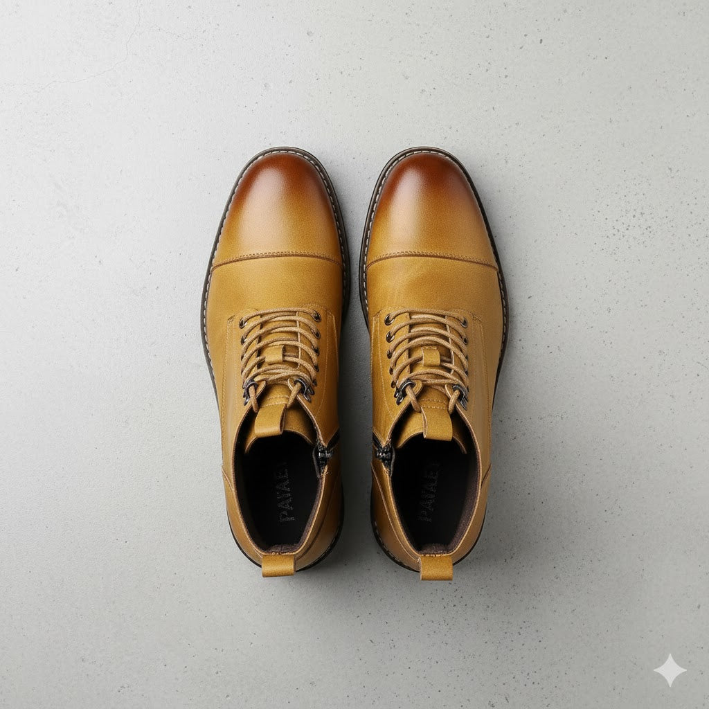Elegante Herren Stiefeletten | Rutschfest & mit Reißverschluss
