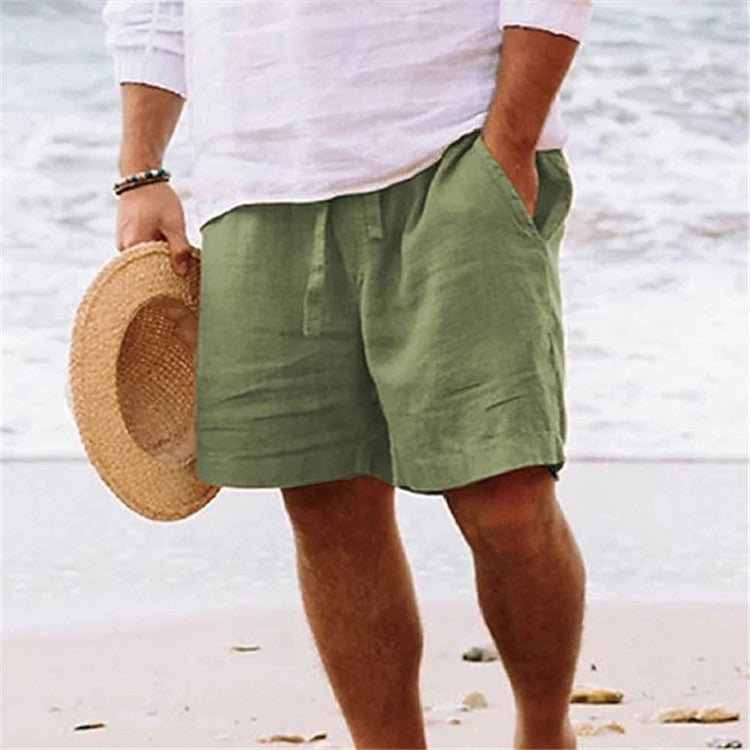 ENGEL Herren Shorts in Reiner Farbe und Atmungsaktivem Komfort