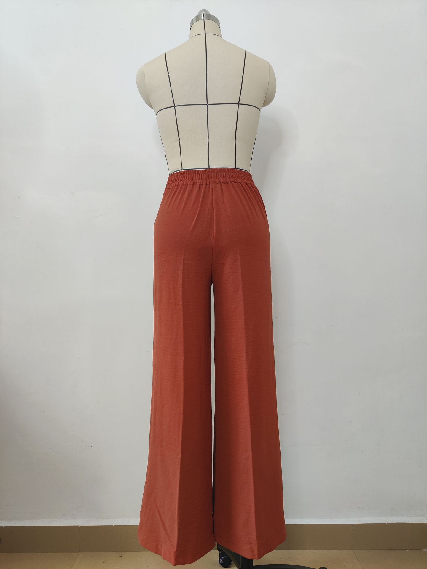 Denis – Legere Weitbeinige Pluderhose mit Falten