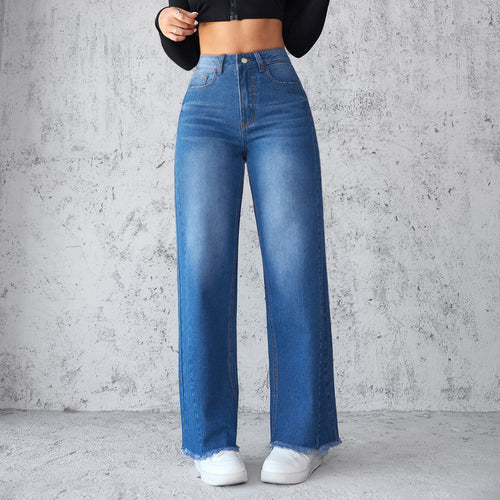 Damenjeans High Waist | Gerade & Bequem für Alltag