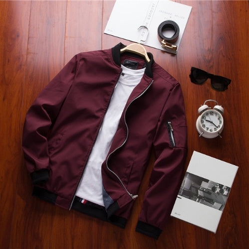 George – Herren Baseballjacke im Jugendstil