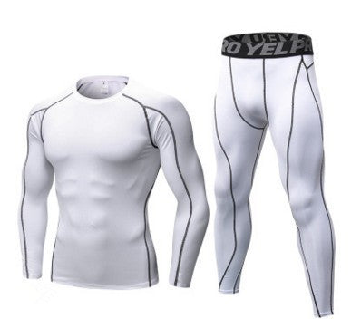 Keith – Herren-Kompressions-Trainingsanzug mit Langarmshirt und Leggings
