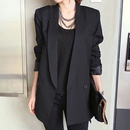 ENGEL Asymmetrischer Damenblazer mit Notched-Kragen