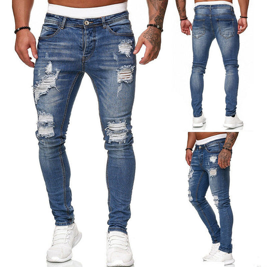 Ken – Verwaschene Cowboyhose für Herren mit schmalem Bein