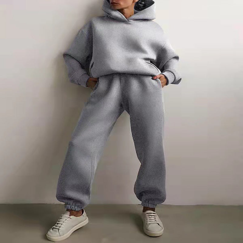 Jenny – Lässiger Damen Kapuzenpullover Zweiteiler