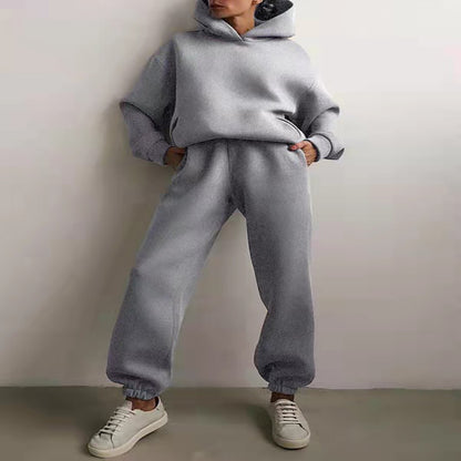 Jenny – Lässiger Damen Kapuzenpullover Zweiteiler