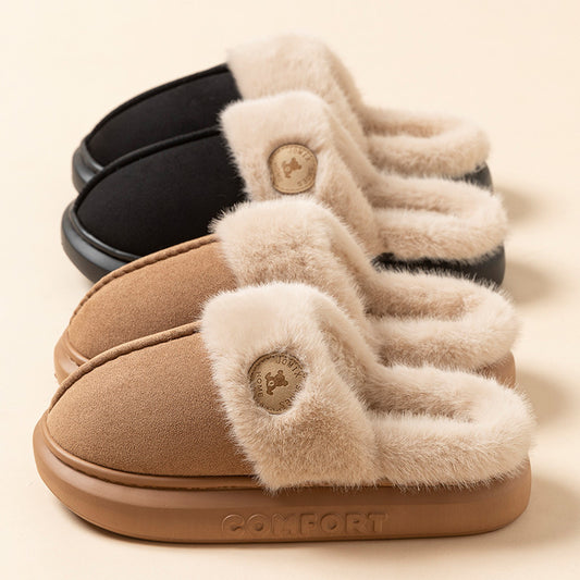 Deborah – Flauschige Winterhausschuhe mit dicker Sohle