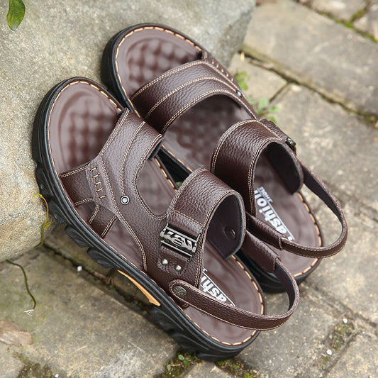 Geoffrey – Bequeme Herren-Sandalen aus veganem Leder