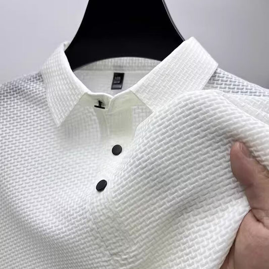 Kirk – Kurzärmeliges Business-Casual-Poloshirt für Herren