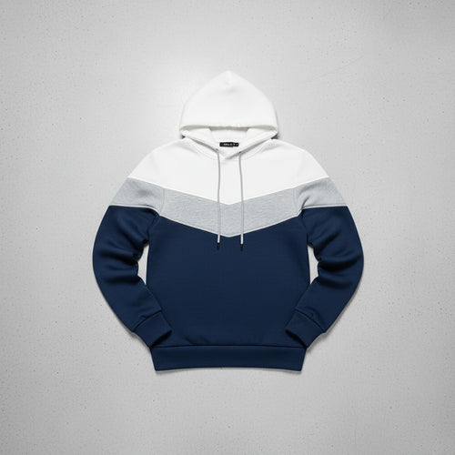 Herren Patchwork Hoodie