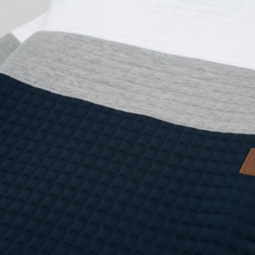 Herren Patchwork Hoodie