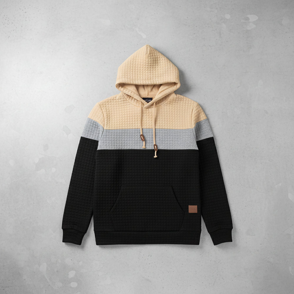 Herren Patchwork Hoodie