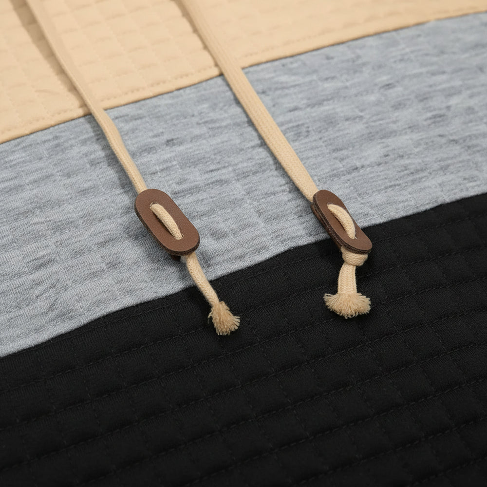 Herren Patchwork Hoodie