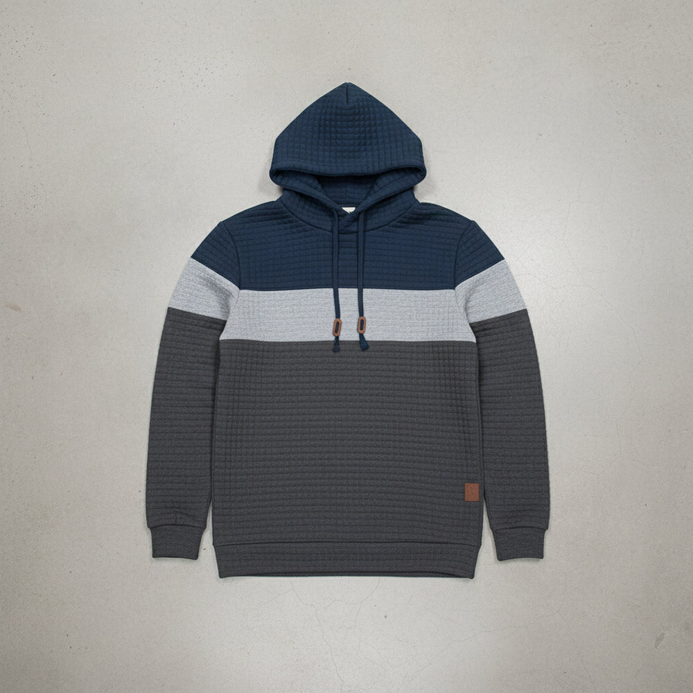 Herren Patchwork Hoodie