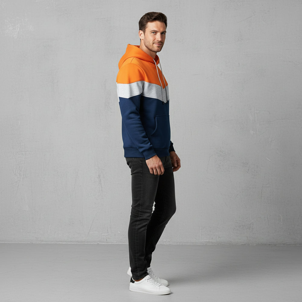 Herren Patchwork Hoodie