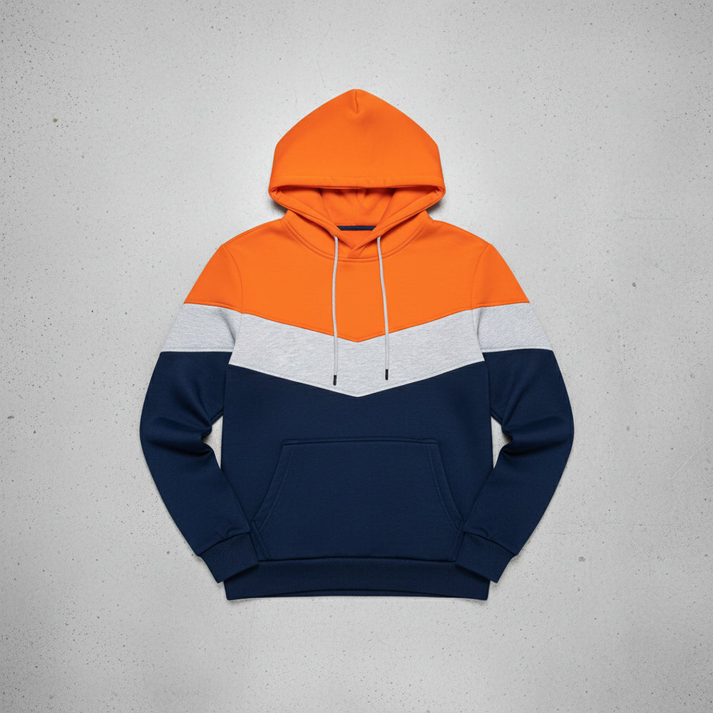 Herren Patchwork Hoodie