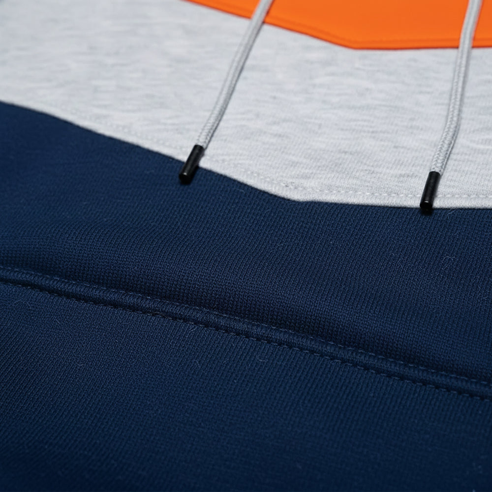 Herren Patchwork Hoodie