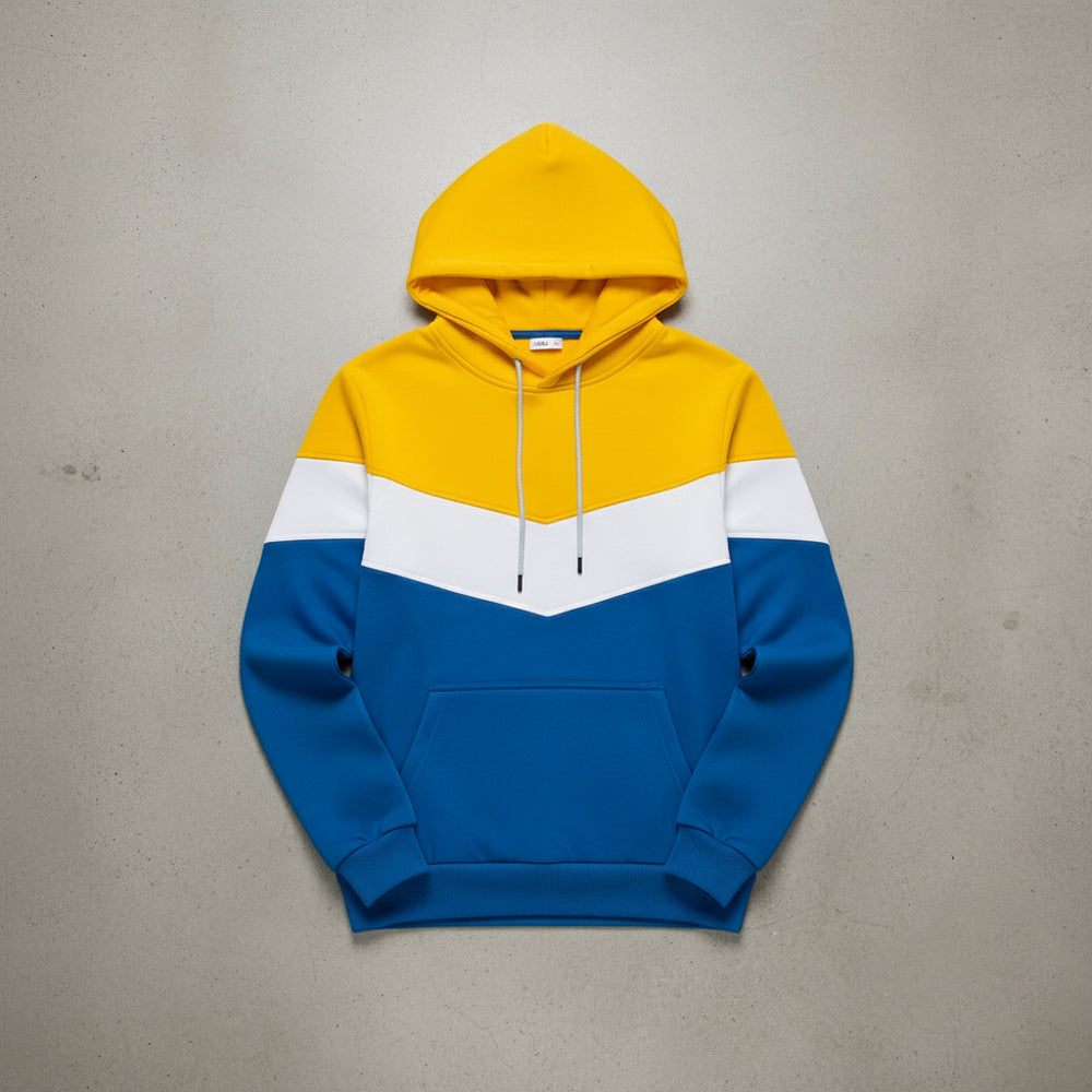 Herren Patchwork Hoodie