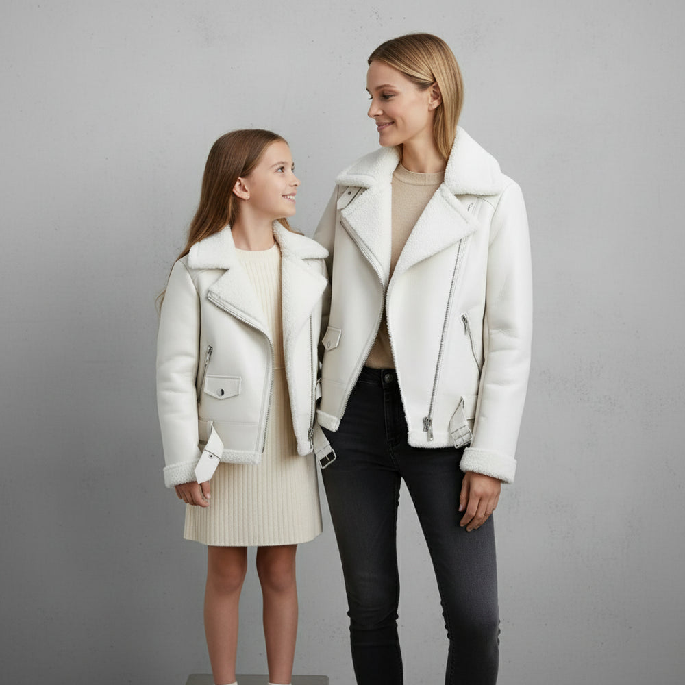 Damen Winterjacke in Lammfelloptik