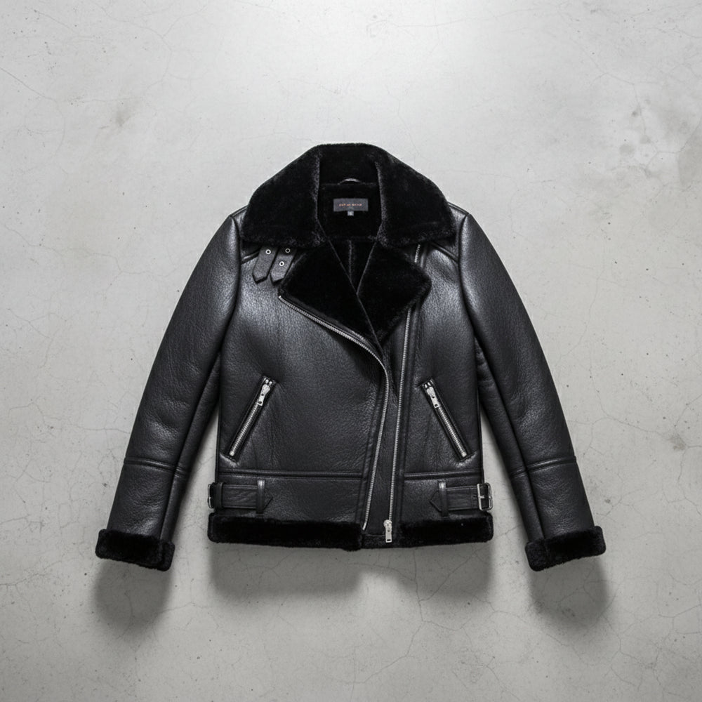 Damen Winterjacke in Lammfelloptik