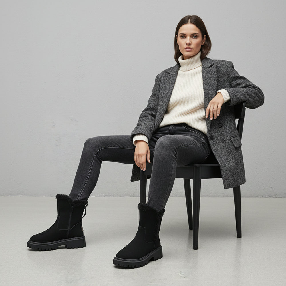 Warme Damen Winterstiefel rutschfest