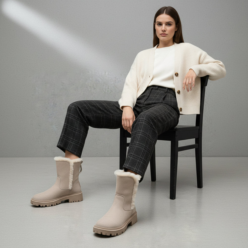 Warme Damen Winterstiefel rutschfest