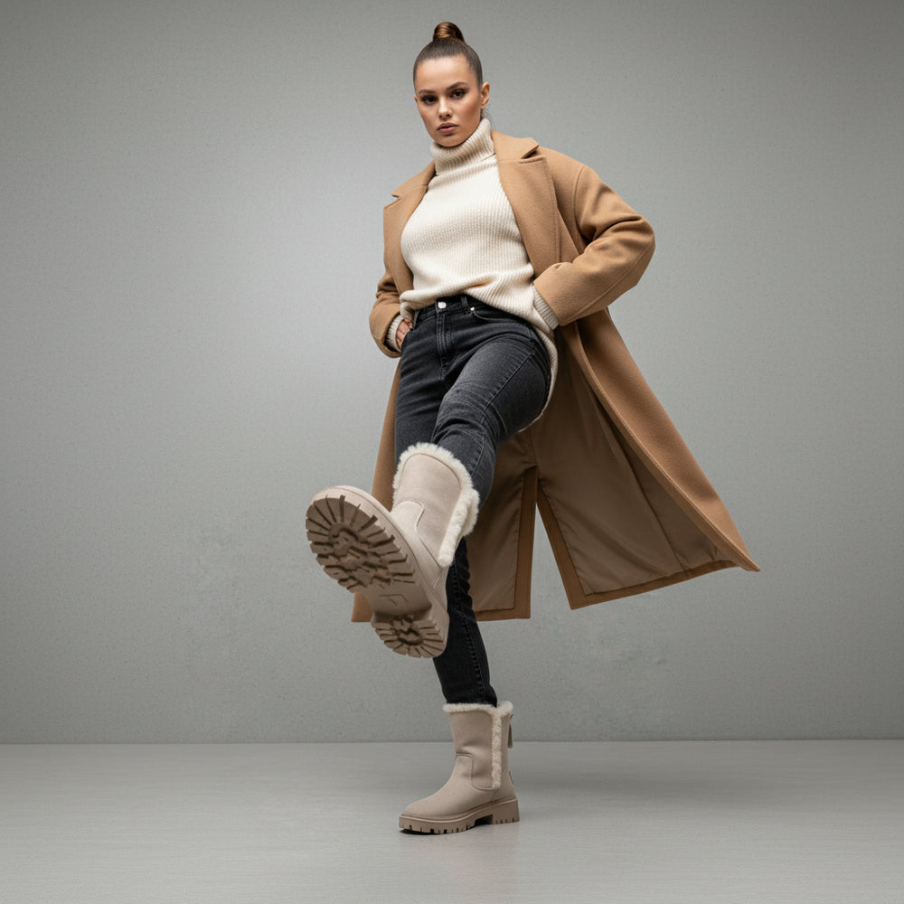 Warme Damen Winterstiefel rutschfest
