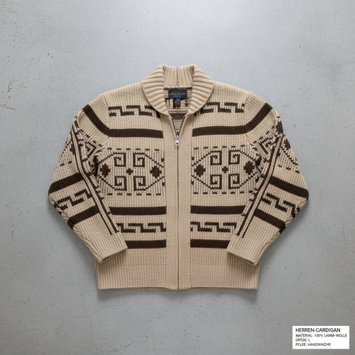 Lässige Herren Strickjacke mit Reißverschluss