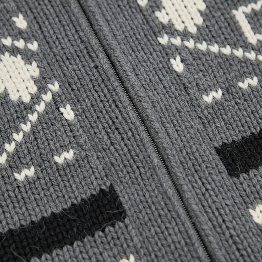 Lässige Herren Strickjacke mit Reißverschluss