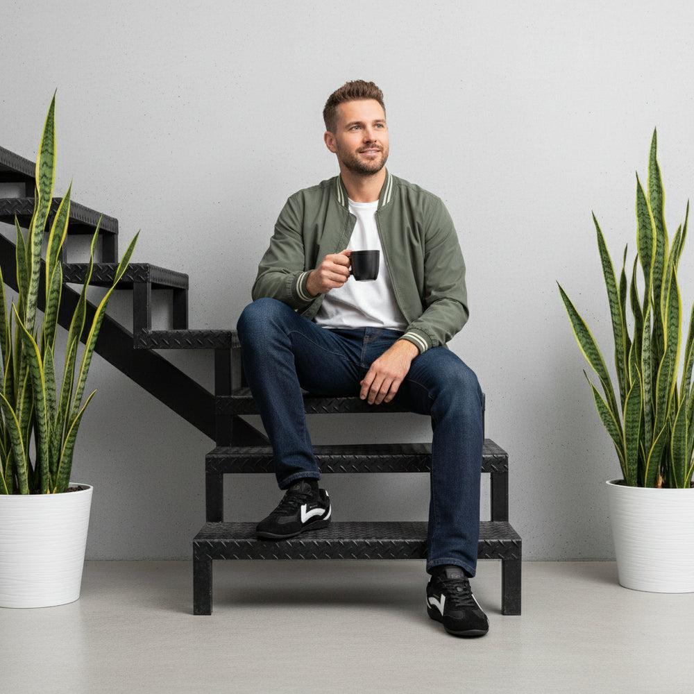 Herren Sneaker Vintage Patchwork