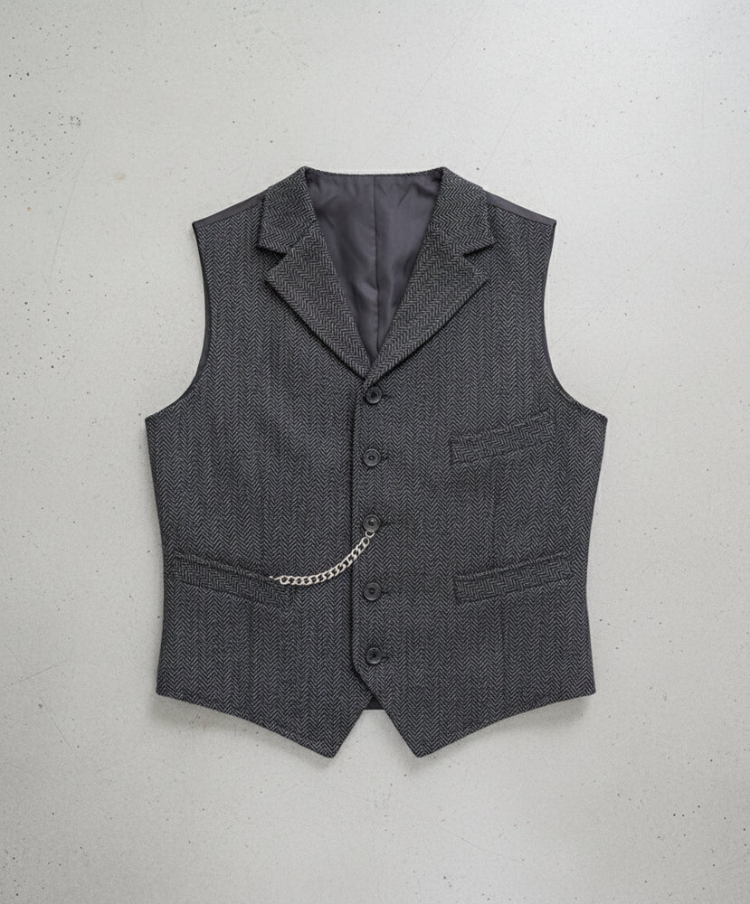 Herren Lederhose Weste