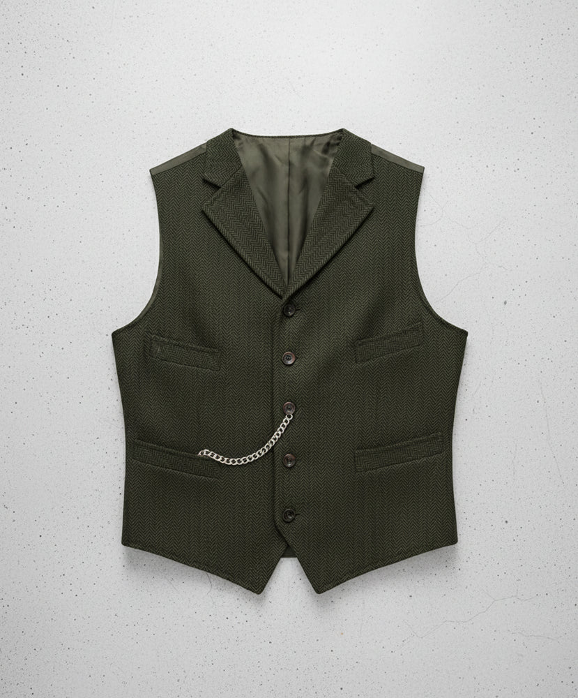 Herren Lederhose Weste