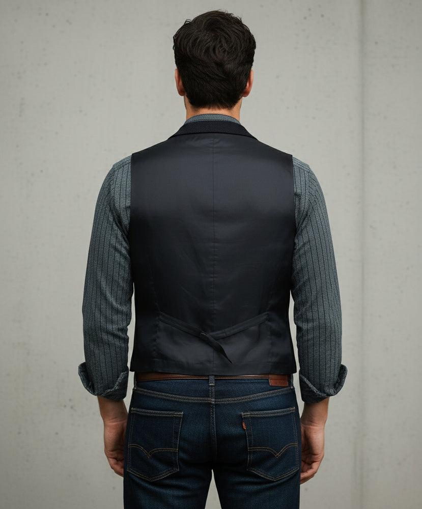 Herren Lederhose Weste