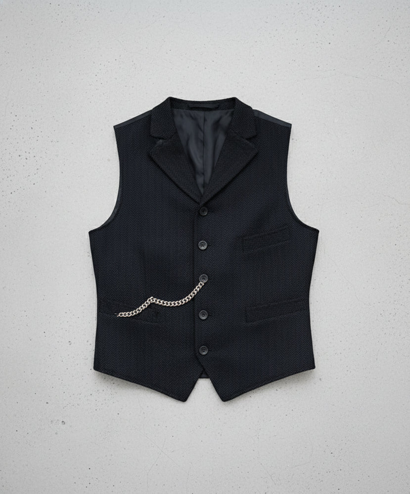 Herren Lederhose Weste