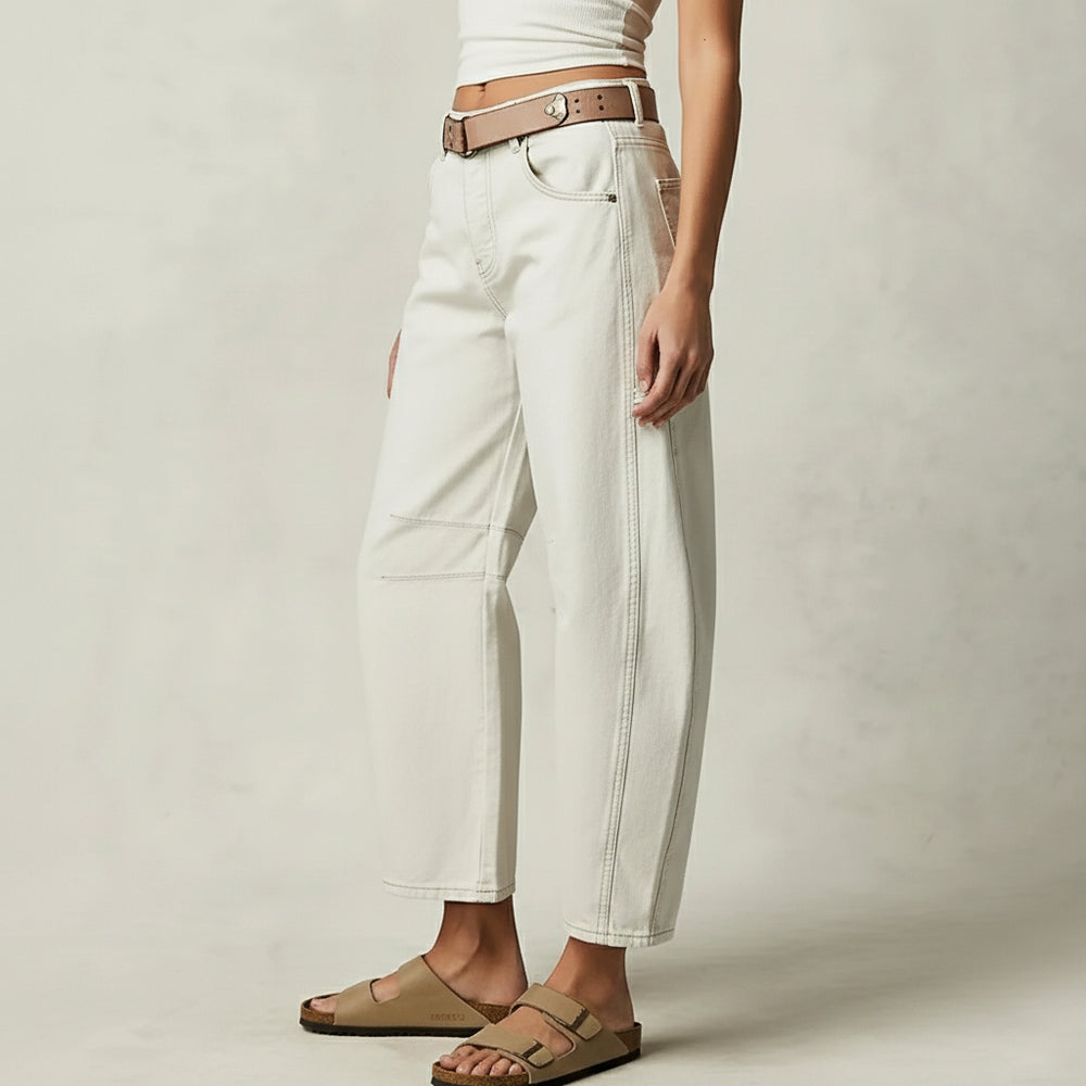 Damen Jeans mit Barrel Fit