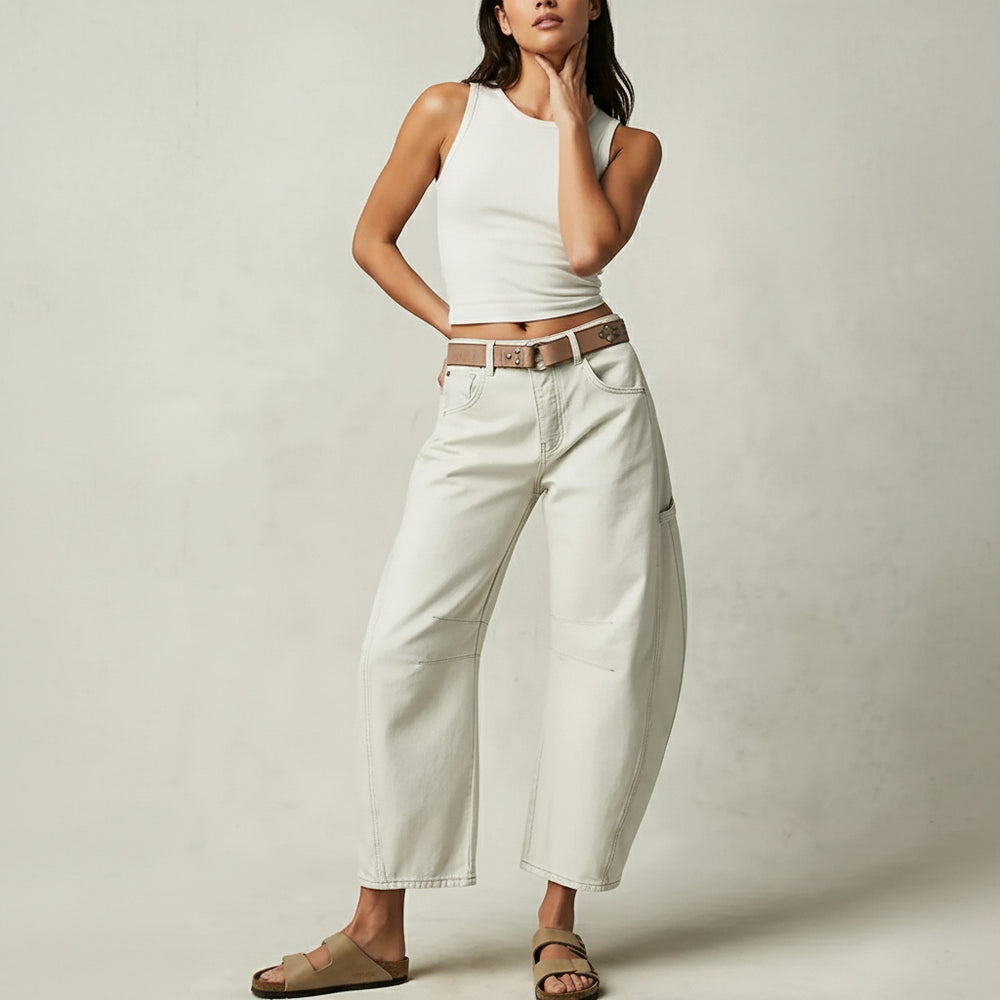 Damen Jeans mit Barrel Fit